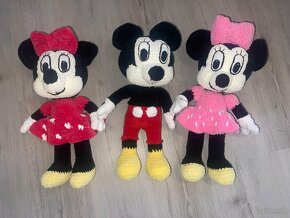 Pyžamkožrút, jelenček, Mickey a Minnie, háčkované Hračky