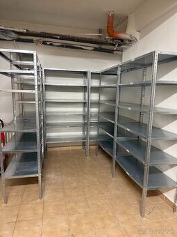 Kovove regale 200x100x50 cm 6 polic