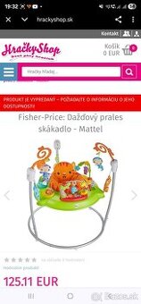 Skákadlo fisher price dažďový prales