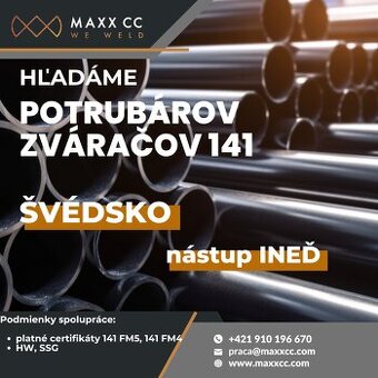 Potrubári a zvárači - Švédsko