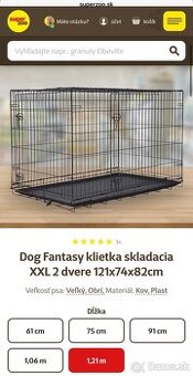 Klietka pre psa