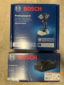 NOVÝ Rázový uťahovák BOSCH Professional + nabíjačka