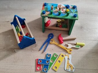 Drevena suprava s naradim