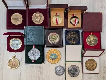Zahraničné medaile plakety