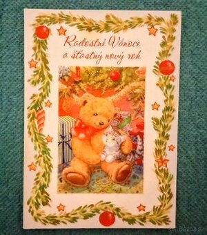 Retro vianočné pohladnice