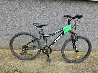 CTM Rocky 2.0 – detský horský bicykel 24", odpružený