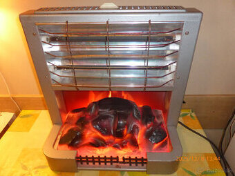 Pradám elektrický ohrievač -krb