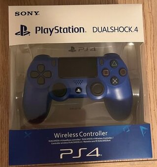 DualShock 4 V2 - Modrý (Nový, nerozbalený, zaplombovaný)