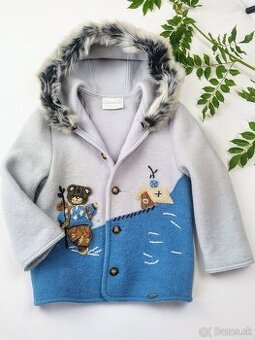 Giesswein-vlnenný kabátik veľkosť 110