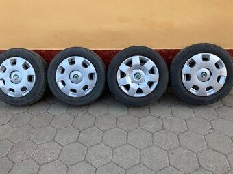 Zimné kolesa 5x100 r14 + pneu Barum 165/70 r14
