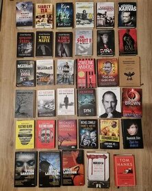 Rôzne knihy o vojne, thrillery, detektívky, romány a iné