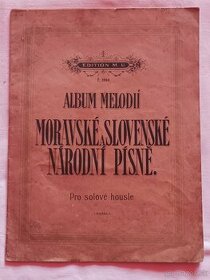 Album melodií - Moravské a Slovenské národní písně ...