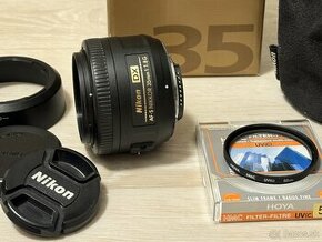 Nikon - Nikkor Lens AF-S DX 35mm f/1,8 G + uv filter Hoya