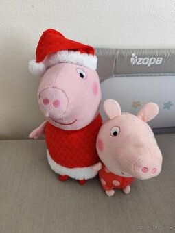 Plyšák 2x prasiatko Peppa