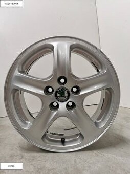 Original Skoda Octavia alu disky 5x100 R15 6x15 ET38 1245