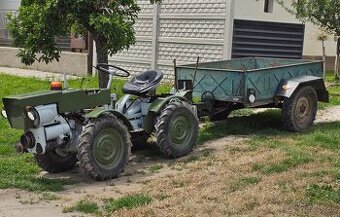 TZ-4K-14 malotraktor a vlecka s TP a SPZ
