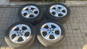Disky Skoda R16 + letne pneu Continental