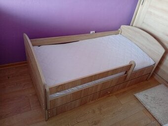 Drevená posteľ pre deti 160x80 cm
