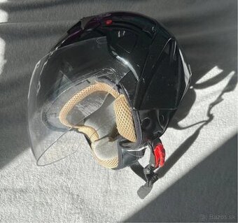 Čierna moto prilba shiro SH-70 sunny - 1