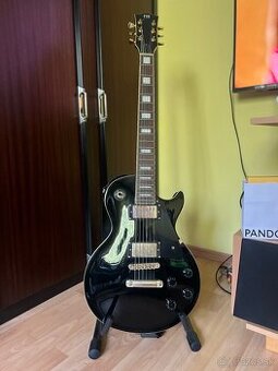 Elektrická gitara Pasadena PSD Les Paul zlatá + taška
