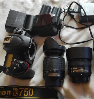 Predám Nikon D750 s komplet príslušenstvom