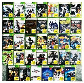Predam hry na Xbox 360 (Crash, Kinect, FIFA, NFS)