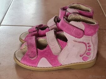 Kožené ortopedické topánky - 19 cm