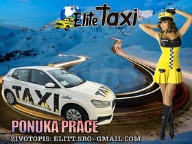 Ponuka Práce vodič taxi / žena vodička taxislužby - 1