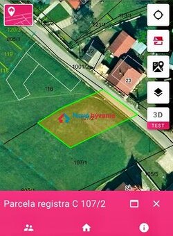 Pozemok Zálesie, okres Kežmarok