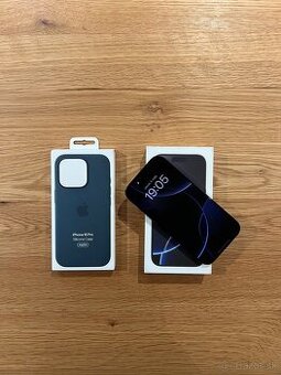 iPhone 16 PRO 256GB BLACK - ZÁRUKA - BATÉRIA 100% - TOP