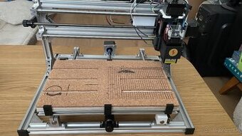 CNC stolná frézka + 10w laser