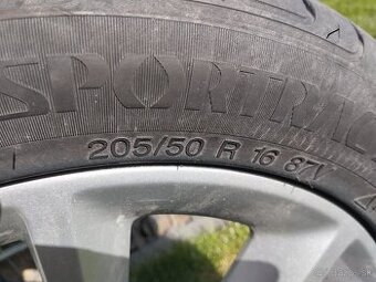205/50/16 letné pneumatiky