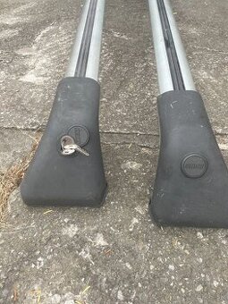 Originálne strešné nosiče Fiat – zámkové, hliníkové
