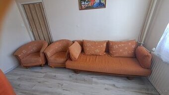 Predám gauč a k tomu dve kreslá