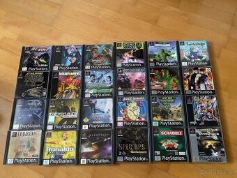 Playstation 1 hry na predaj Ps1 zbierka hier