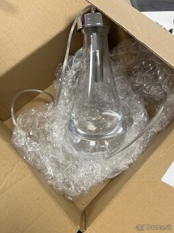 Daždová kvapka Moderné niklové závesné svietidlo