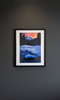 Fotoobraz Kriváň vo farbe ohňa a ľadu