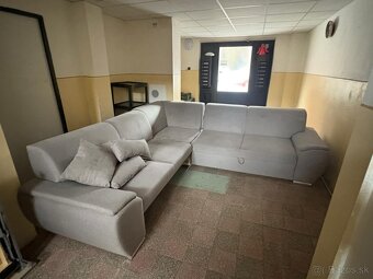 Rohová rozkladacia sedacia súprava