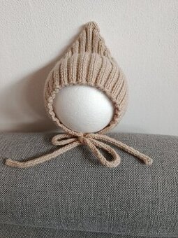 Pletená detská čiapka - Elf