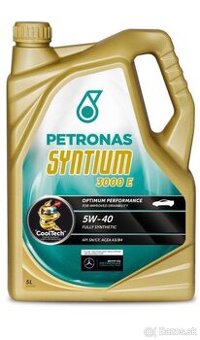 Predám Motorový olej 5w40 syntium 3000e