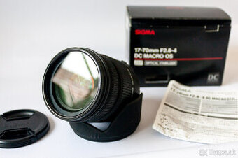 Sigma 17-70mm F2,8-4 DC MACRO OS pre Canon