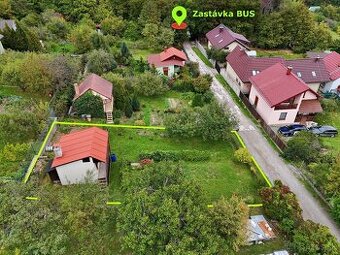 Slnečný pozemok 402m² s murovanou chatou / Kavečany-Vitalina