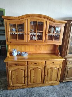Rustikální masivní kredenc, příborník,Nábytek s příběhem