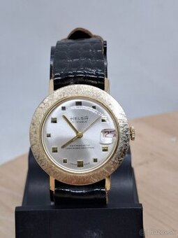 Predám funkčné Švajčiarske hodinky HELSA 17 jewels Antimagne