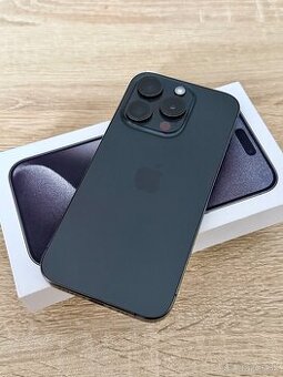 Predám iPhone 15 pro 128GB Black titanium