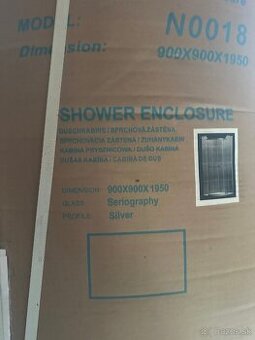 Sprchovací kút štvrťkruh 90x90x195 cm Roth a vanička