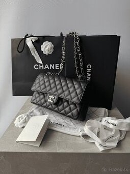 Originál 10.300€ Chanel Medium Classic Flap kabelka taška