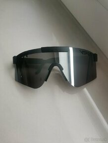 Športové slnečné okuliare Pit Viper (čierne-sivé sklo)