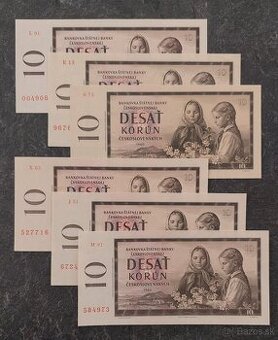 10 Kčs 1960, stav N - 1