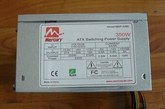PC zdroj 350W Mercury,ATX